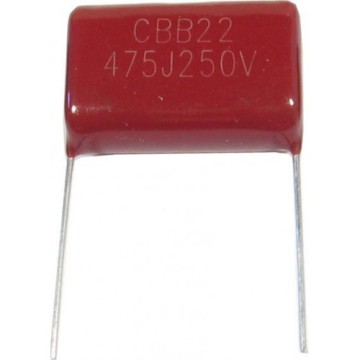 Kondenzátor zvitkový 4u7/250V CBB22