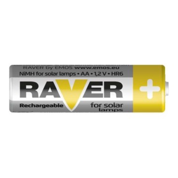 Batéria AA nabíjacia RAVER solar 600mAh