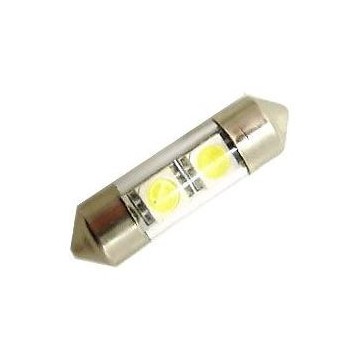 Žiarovka LED SV8,5-8 sufit 31mm 12V biela