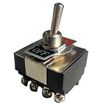 Vypínač páčkový ON-OFF 4pol. 250V/10A