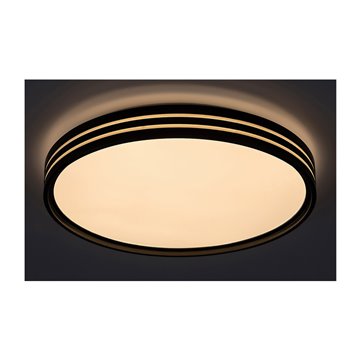 Stropnica LED 390mm 25W 3000K matná čierna 1120lm RABALUX 71118 EPORA