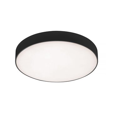 Stropnica LED 300mm 24W 28-6000K CCT IP44 matná čierna 2500lm RABALUX 7898 TARTU