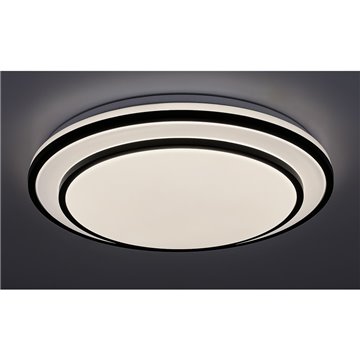 Stropnica LED 490mm 40W 3-6000K CCT+DO čierna 2700lm RABALUX 2130 LUPITA