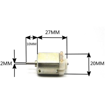 Motorček 3-5V/0,4A/17000RPM