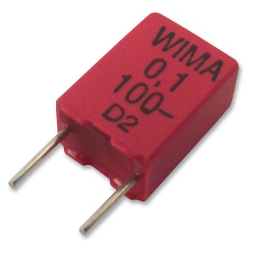 Fóliový kondenzátor 100pF/100V